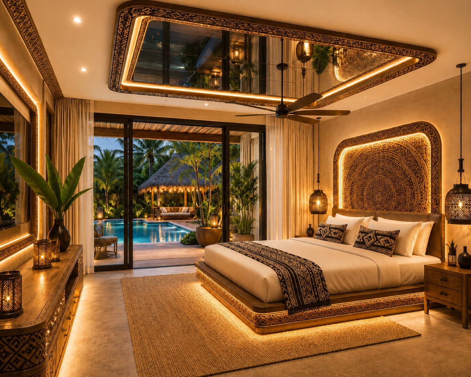 Master bedroom — six o'clock